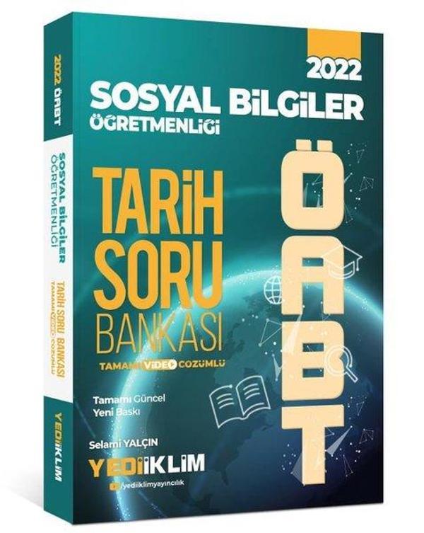 2022 ÖABT Sosyal Bilgiler Öğretmenliği Tarih Tamamı Video Çözümlü Soru Bankası  - Yediiklim Yayınları - Image 1