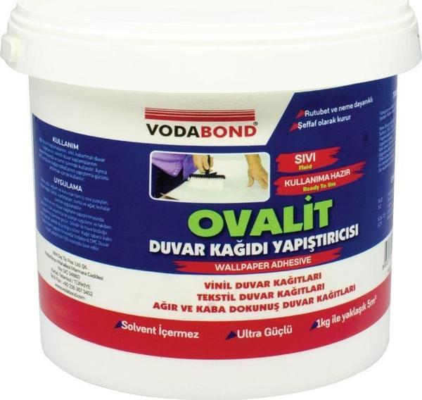 VodaBond Ovalit Hazır Duvar Kağıdı Yapıştırıcısı Sıvı - 3 kg. - Image 1