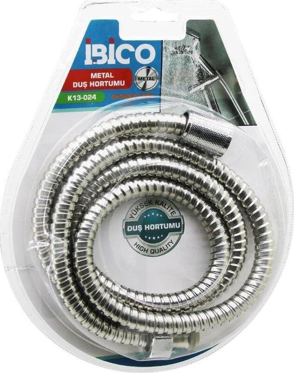 METAL  DUŞ HORTUMU  150CM   VAKUMLU AMBALAJ   ANTİ TWİST=DOLANMAZ-KIVRILMAZ-KOPMAZ (2818) - Image 1