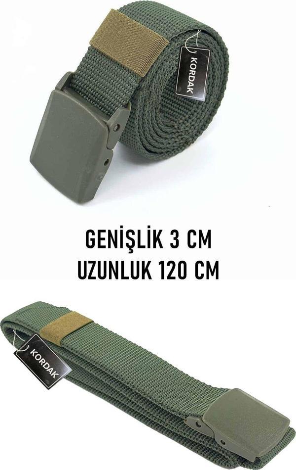 Kordak Ekr 3 Cm Plastik Tokalı Kapaklı Kaymaz Kemer Palaska - Image 1