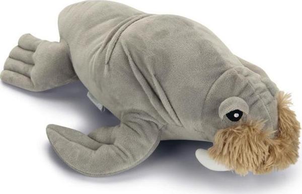 Beeztees Köpek Oyuncağı, Mors, Peluş, Gri, 34x24x19cm - Image 1