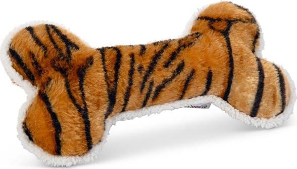 Beeztees Köpek Oyuncağı, Sesli, Kemik, Peluş, Kahverengi, 30x16x4cm - Image 1