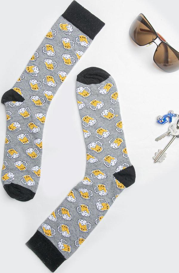 Bira Kupa Desenli Çorap Uzun Çorap Clb  - Image 1