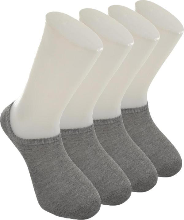 Dündar Erkek 4 lü Plus Dikişsiz Kokulu Bambu Sneaker Görünmez Çorap - Image 1