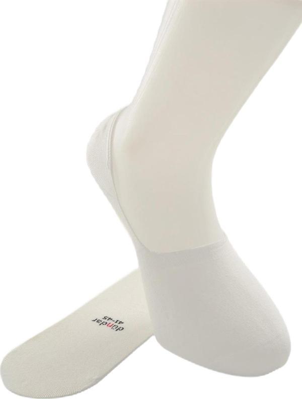 Dündar Erkek Plus Topuk Destek Silikonlu Dikişsiz Kokulu Bambu Babet Çorap - Image 1