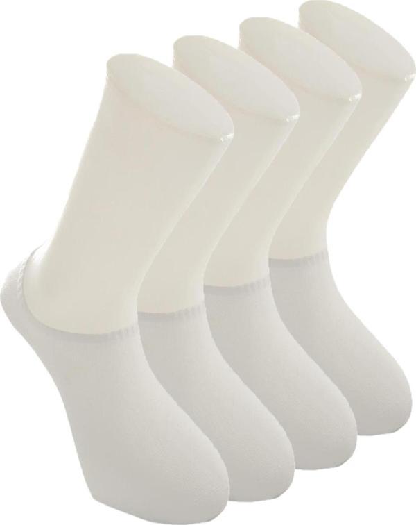 Dündar Erkek 4 lü Plus Dikişsiz Kokulu Bambu Sneaker Görünmez Çorap - Image 1