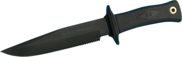Muela SCORPION-18N Kauçuk Siyah Saplı Scorpion Taktik 18 cm Bıçak - Image 1