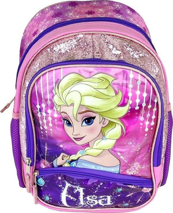Disney Frozen Elsa Simli Üç Bölmeli İlkokul Çantası - Hakan 96421 - Image 1