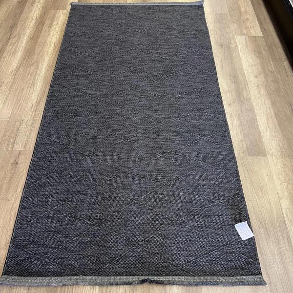 Hoom Rugs Pera 1061 Antrasit Dekoratif Yıkanabilir Kaymaz Halı - Image 1