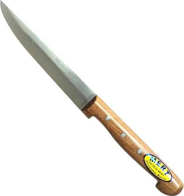 H.M. Paslanmaz Bursa Sebze Bıçağı 11 cm, Ahşap Sap - Image 1