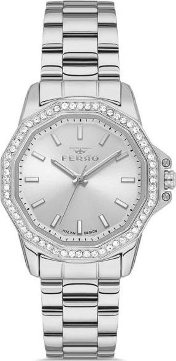 Ferro FL21540AWT-A Quartz Çelik Gri 32 mm Kadın Kol Saati - Image 1