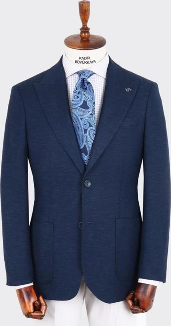 Kırlangıç Yaka Erkek Ceket-KAX5155S - Image 1