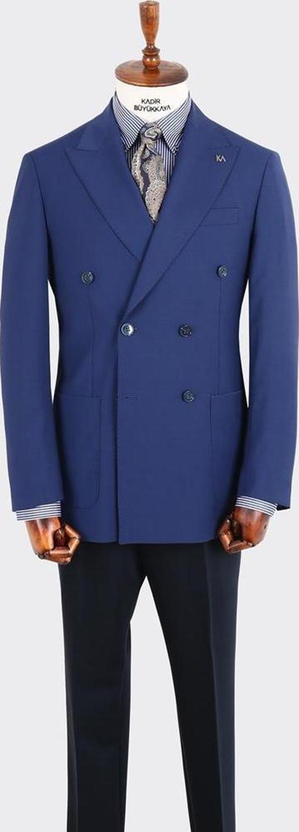 Erkek Kruvaze Ceket-KAX5230S - Image 1