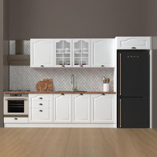350 cm %100 MDF Greena White Mutfak Dolabı - Image 1