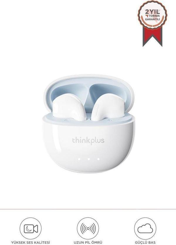 Lenovo Thinkplus Lp2 Pro Beyaz Tws Bluetooth V5.4 Stereo Kulak İçi Bluetooth Kulaklık - Image 1