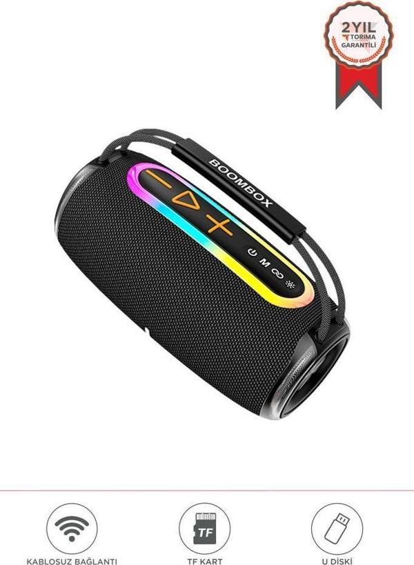 Torima BOOMBOX680 Siyah IPX6 Kablosuz 30W Bluetooth Hoparlör Speaker - Image 1