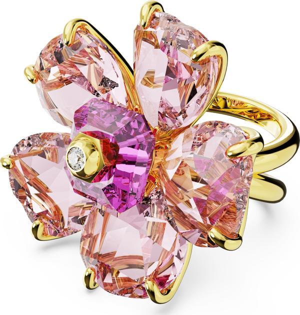 5657281 Swarovski Yüzük Florere:Ring Double Shank Pink/Gos 58 - Image 1