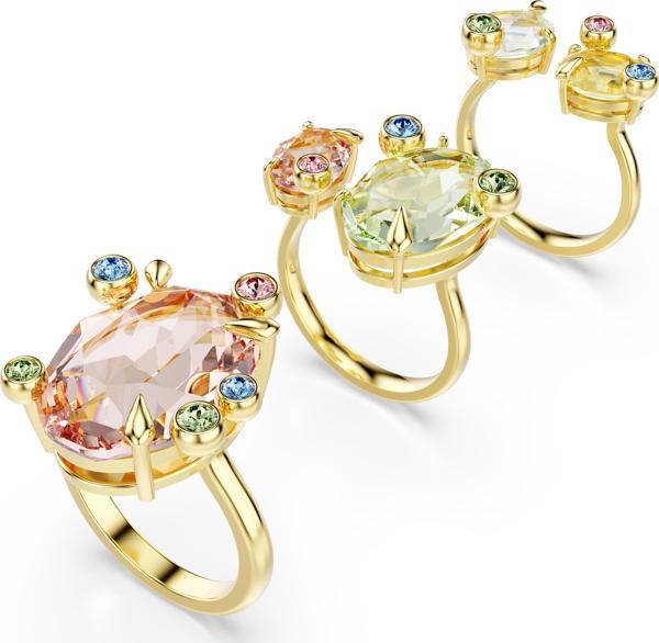 5705814 Swarovski Yüzük Gema:Rıng Set Of 3 Mul/Gos 55 - Image 1