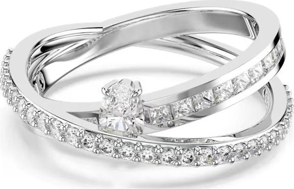5691231 Swarovski Yüzük Hyperbola:Rıng 2 Row Whıte/Rhs 55 - Image 1