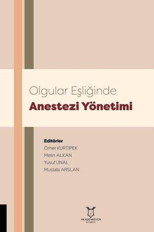 Olgular Eşliğinde Anestezi Yönetimi - Akademisyen Kitabevi - Image 1