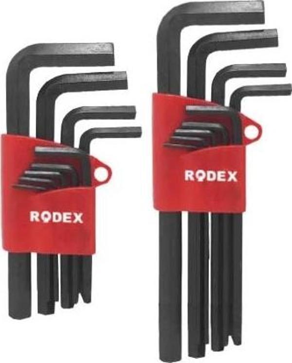 Rodex 9'lu Alyan Seti Hex Tip Uzun AL102T - Image 1