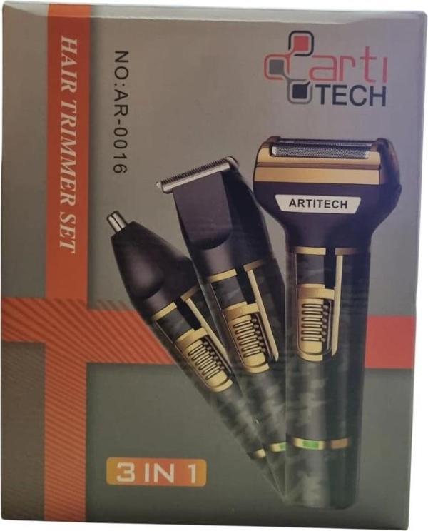 ArtıTech Professıonal Traş Makinesi 3 Başlıklı (Saç Sakal Düzeltici) Ar-0016 - Image 1