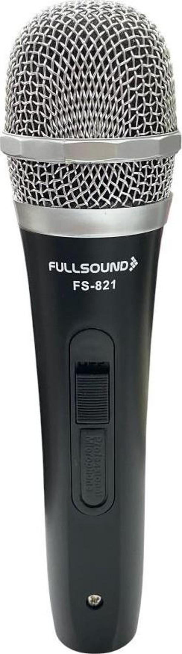FullSound FS-821 Kablolu El Tipi Mikrofon 5Metre Kablolu - Image 1