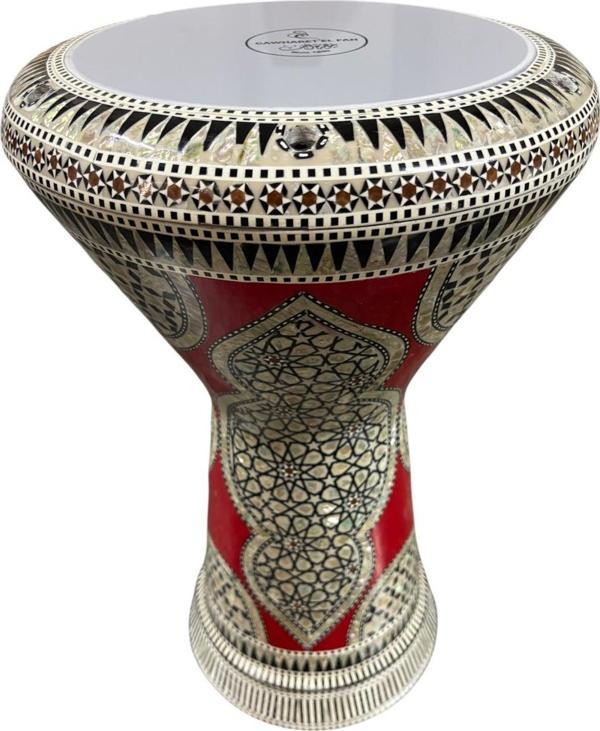 GAWHARET EL-FAN SEDEF İŞLEMELİ DÖKÜM DARBUKA JZ10 - Image 1