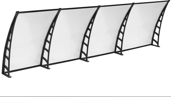 CROCUS Kapı Pencere Üstü Pratik Sundurma 80X480 – Şeffaf - Image 1
