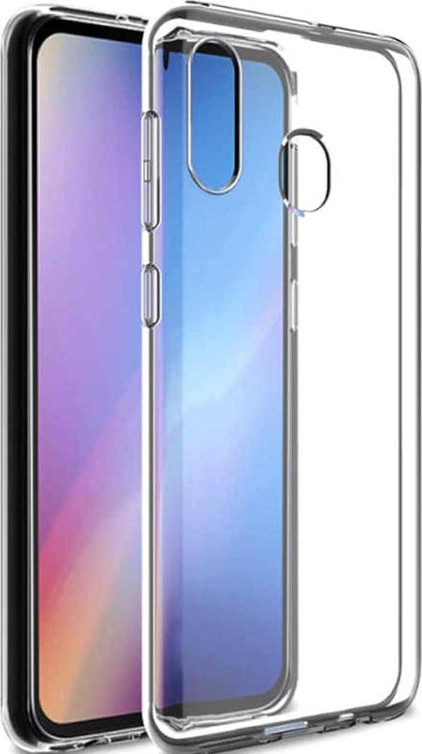 Samsung Galaxy A10S Uyumlu Kamera Korumalı Darbe Önleyici Ultra Slim TPU Şeffaf Silikon Kılıf - Image 1