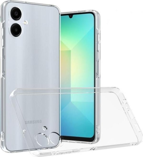 Samsung Galaxy A06 Uyumlu Kamera Korumalı Darbe Önleyici Ultra Slim TPU Şeffaf Silikon Kılıf - Image 1