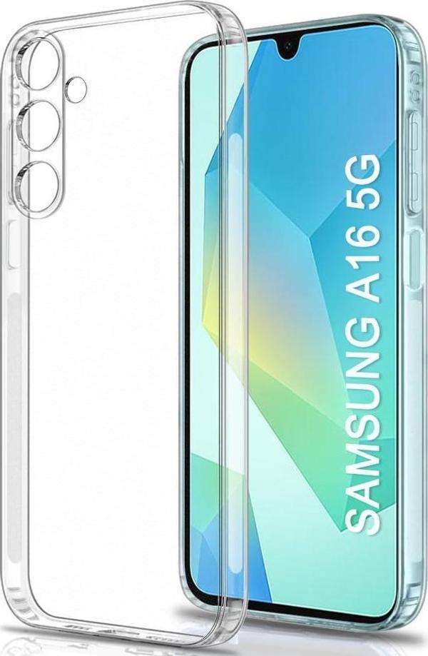 Samsung Galaxy A16 Uyumlu Kamera Korumalı Darbe Önleyici Ultra Slim TPU Şeffaf Silikon Kılıf - Image 1