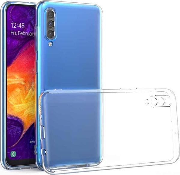 Samsung Galaxy A50-A50s-A30s Uyumlu Kamera Korumalı Darbe Önleyici Ultra Slim TPU Şeffaf Silikon Kılıf - Image 1
