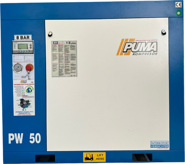 PUMA KOMPRESÖR Vidalı Hava Kompresörü 50hp (TEK MAKİNE) PW50 - Image 1