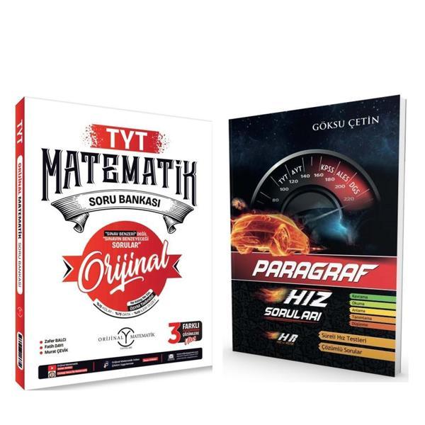 Orijinal Yayınları TYT Orijinal Matematik ve Hız Renk Paragraf Soru Bankası Seti 2 Kitap - Orijinal Yayınları - Image 1