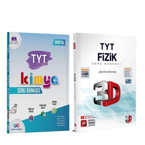 Orbital TYT Kimya ve 3D Fizik Soru Bankası Seti 2 Kitap - Orbital yayınları - Image 1