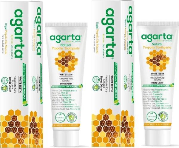 Doğal Propolis Diş Macunu 100 ml/130 Gr 2Adet - Image 1