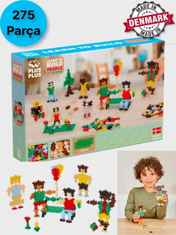 Plus - Plus Minecraft Temalı Learn to Build People of the World Dünya Insanları Lego Yapı Oyuncağı - Image 1