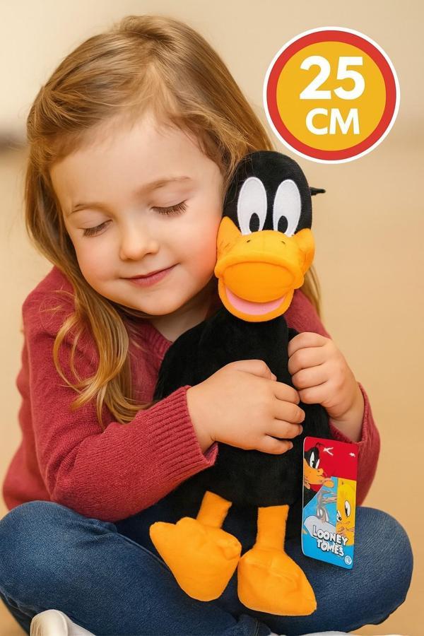 Looney Tunes Çizgi Film Karakteri Duffy Duck Lisanslı Peluş Oyuncak - 25 cm - Image 1