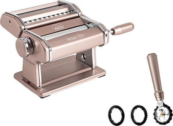 Marcato Atlas 150 Pastel Pembe Makarna Makinesi + Pastawheel - Image 1