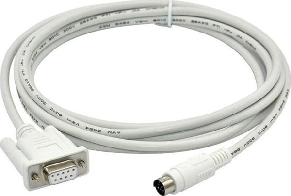 Alkatronik Mitsubishi Qc30r2 Plc Programlama Kablosu Melsec Q Serisi Pc Rs232 Db9 To 6 Pin Yuvarlak - Image 1