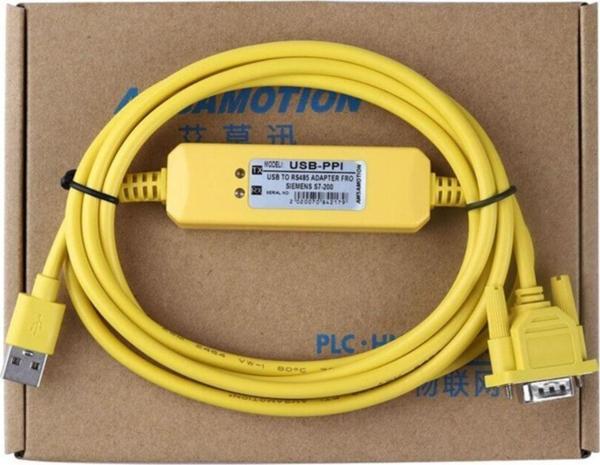 Amsamotıon Usb-ppı S7 200 Plc Kablosu S7-200 Serisi Programlama Step 7 Micro Win Endüstriyel Otomasyon - Image 1