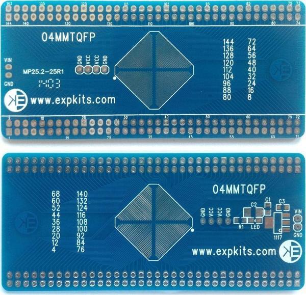 Alkatronik 0.4mm Tqfp To Dıp Çevirici Pcb Proto Pcb Pertenaks Prototip Devre - Image 1