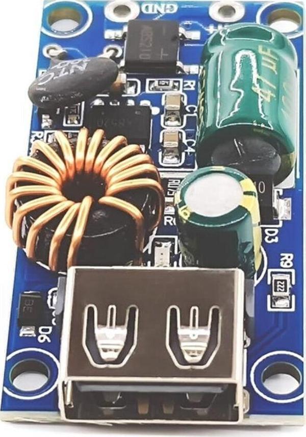 Alkatronik 80V to 5V 2A Usb Soket Güç Kaynağı Voltaj Düşürücü Güneş Enerjisi Elektrikli Bisiklet Araba Power M - Image 1