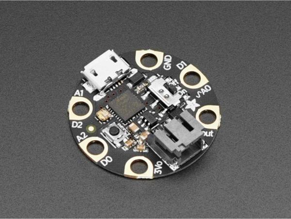 Alkatronik Gemma M0 Adafruit Atsamd21e18 Development Board Sam D Arm Cortex-m0+ 32-bit Embedded - Image 1