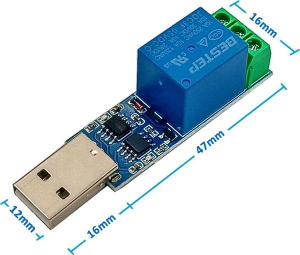 Alkatronik 1 Kanal Usb Röle Kontrol Modülü LcusUyumlu1 Bilgisayardan Cihaz Açma Kapama Ch340 Com Seri Port - Image 1
