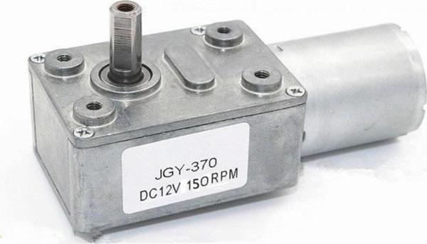 Alkatronik Jgy370 Dc 12v 150 Rpm Redüktörlü Dc Motor 2 Yönde Dönme L Tip 0.2kg.cm Yüksek Tork Metal Dişli - Image 1