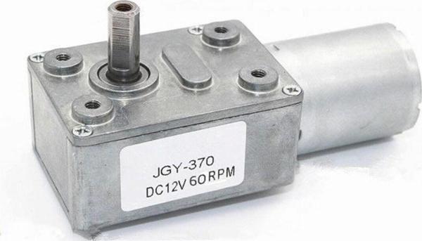 Alkatronik Jgy370 Dc 12v 60 Rpm Redüktörlü Dc Motor 2 Yönde Dönme L Tip 1kg.cm Yüksek Tork Metal Dişli - Image 1