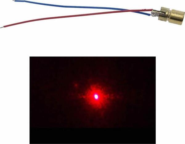 Alkatronik Kablolu Nokta Lazer Modül Metal Kafa 3v 5v 650nm Kırmızı - Image 1