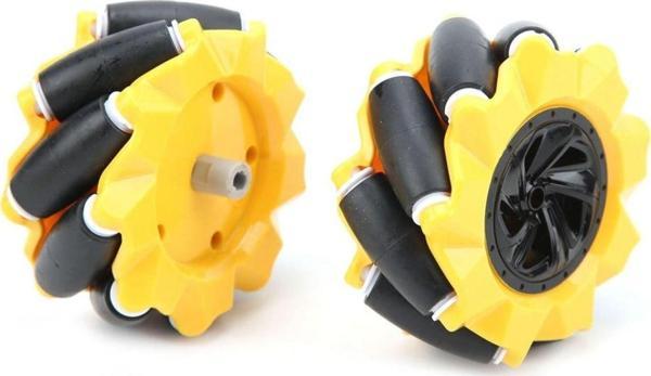 Alkatronik 48mm Omni Mecanum Tekerlek Çifti 45 Derece Açılı 9 Roller 1:48 - Image 1